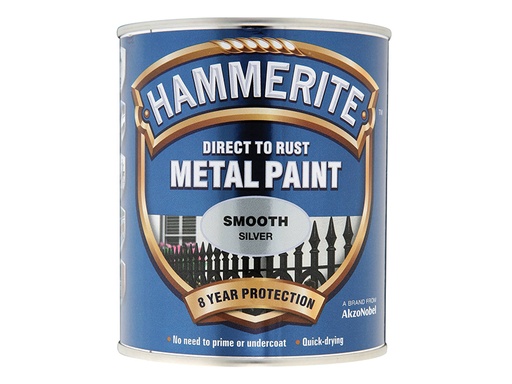 [HMMSFSI250] Direct to Rust Smooth Finish Metal Paint Silver 250ml