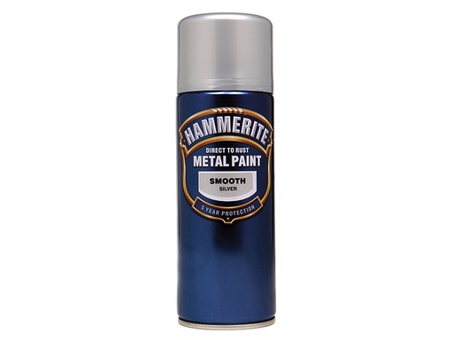 [HMMSFSIAERO] Direct to Rust Smooth Finish Aerosol Silver 400ml