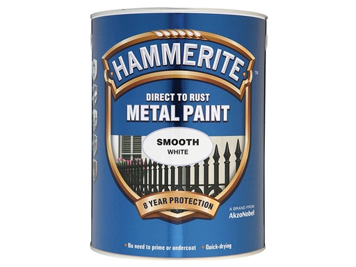[HMMSFW5L] Direct to Rust Smooth Finish Metal Paint White 5 Litre