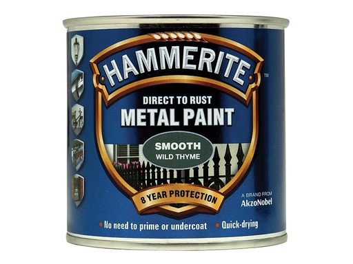 [HMMSFWT250] Direct to Rust Smooth Finish Metal Paint Wild Thyme 250ml