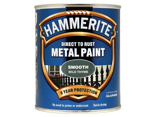 [HMMSFWT750] Direct to Rust Smooth Finish Metal Paint Wild Thyme 750ml