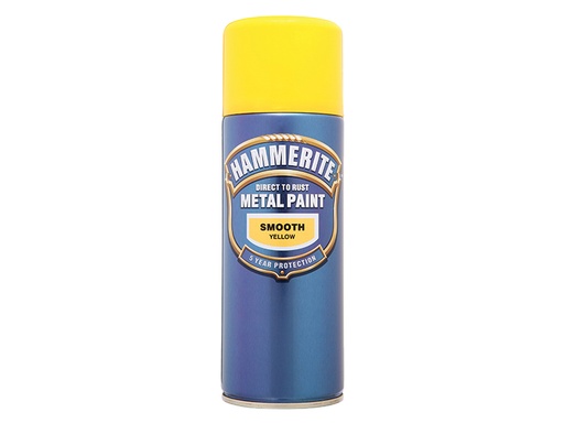 [HMMSFYAERO] Direct to Rust Smooth Finish Aerosol Yellow 400ml