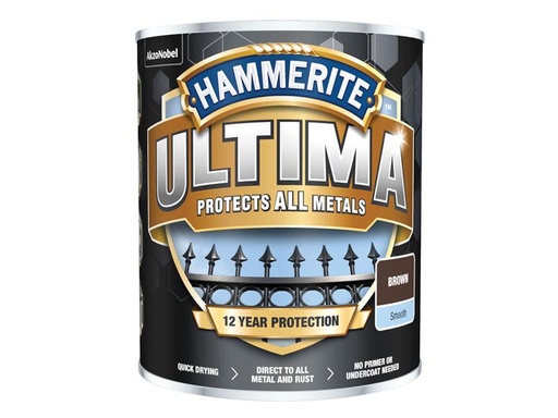 [HMMUMSBR750] Ultima Metal Paint Smooth Brown 750ml