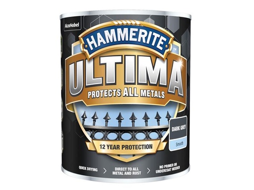 [HMMUMSDG750] Ultima Metal Paint Smooth Dark Grey 750ml