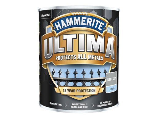 [HMMUMSLG750] Ultima Metal Paint Smooth Light Grey 750ml