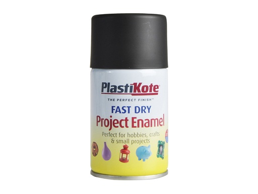 [PKT101SF] Fast Dry Enamel Aerosol Matt Black 100ml