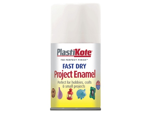 [PKT102S] Fast Dry Enamel Aerosol Gloss White 100ml