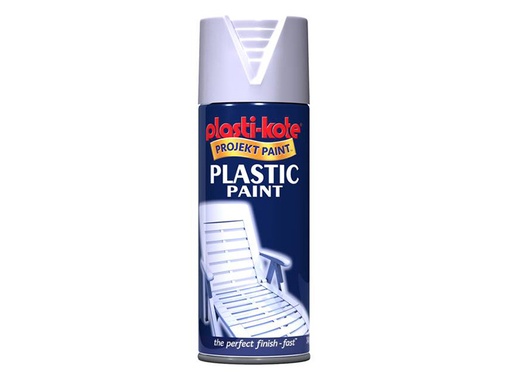 [PKT10607] Plastic Paint Spray White Gloss 400ml