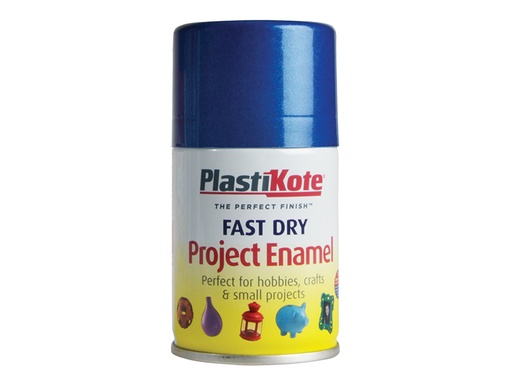 [PKT135S] Fast Dry Enamel Aerosol Metallic Blue 100ml