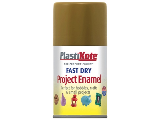 [PKT143S] Fast Dry Enamel Aerosol Antique Gold 100ml