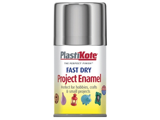 [PKT150S] Fast Dry Enamel Aerosol Chrome 100ml