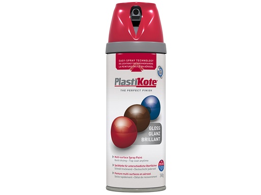 [PKT21107] Twist & Spray Gloss Bright Red 400ml