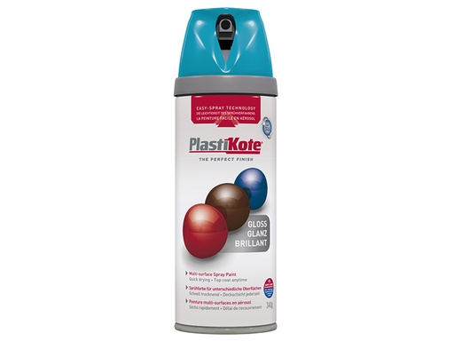 [PKT21118] Twist & Spray Gloss Mediterranean Blue 400ml
