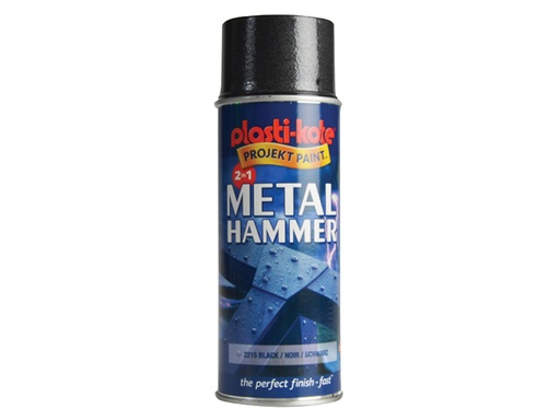 [PKT2215] Metal Paint Hammer Spray Black 400ml