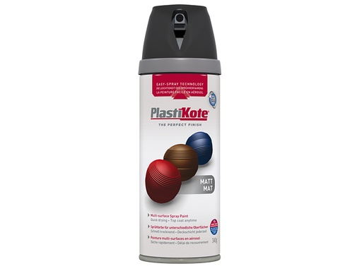 [PKT23101] Twist & Spray Matt Black 400ml