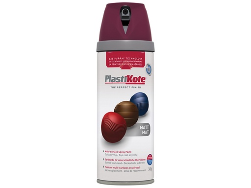 [PKT23111] Twist & Spray Matt Black Plum 400ml