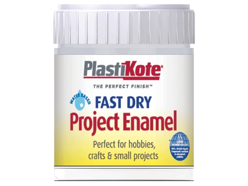 [PKTB30W] Fast Dry Enamel Paint B30 Bottle Silver Aluminium 59ml