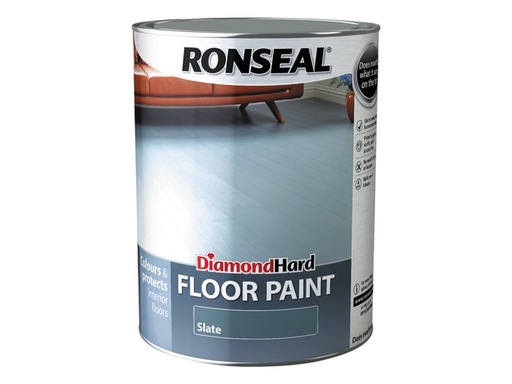 [RSLDHFPSL5L] Diamond Hard Floor Paint Satin Slate 5 litre