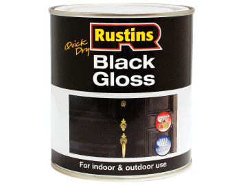 [RUSBGWB250] Quick Dry Black Gloss 250ml
