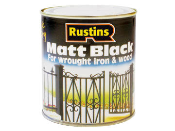 [RUSBM500] Matt Black Paint Quick Drying 500ml