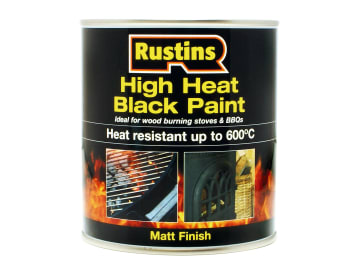 [RUSH600BP250] High Heat Paint 600°C Black 250ml