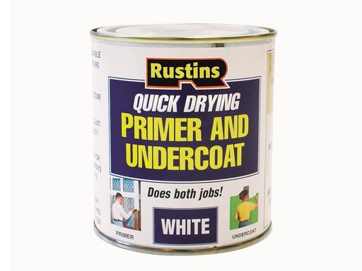[RUSQDWPUC500] Quick Dry Primer & Undercoat White 500ml
