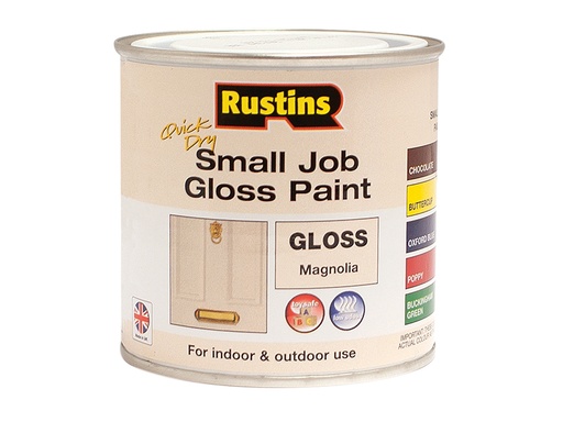 [RUSSJMAGQD] Quick Dry Small Job Gloss Paint Magnolia 250ml