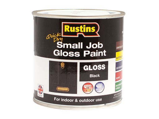 [RUSSJPBKQD] Quick Dry Small Job Gloss Paint Black 250ml