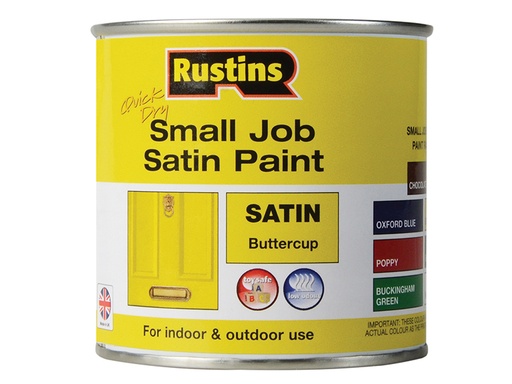 [RUSSJPSBUTQD] Quick Dry Small Job Satin Paint Buttercup 250ml