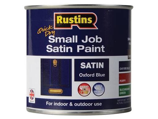 [RUSSJPSOXBQD] Quick Dry Small Job Satin Paint Oxford Blue 250ml