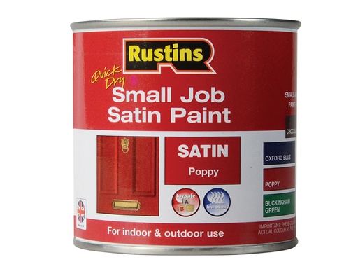 [RUSSJPSPOPQD] Quick Dry Small Job Satin Paint Poppy 250ml