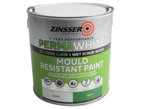 [ZINPWES25L] Perma-White® Interior Paint Matt 2.5 litre
