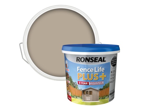 [RSLFLPPWS5L] Fence Life Plus+ Warm Stone 5 litre