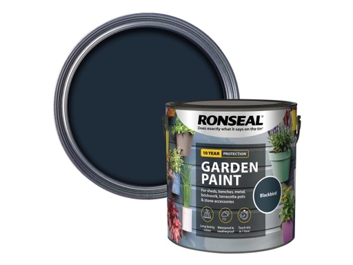 [RSLGPBLKB25L] Garden Paint Blackbird 2.5 litre