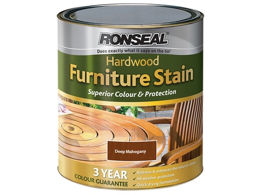 [RSLHWFSDM750] Ultimate Protection Hardwood Garden Furniture Stain Deep Mahogany 750ml