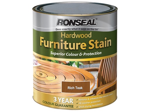 [RSLHWFSRT50] Ultimate Protection Hardwood Garden Furniture Stain Rich Teak 750ml