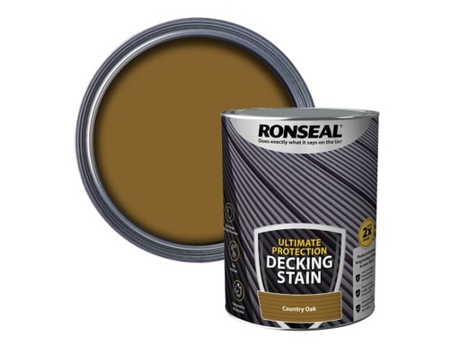 [RSLNUDSCO5L] Ultimate Protection Decking Stain Country Oak 5 litre