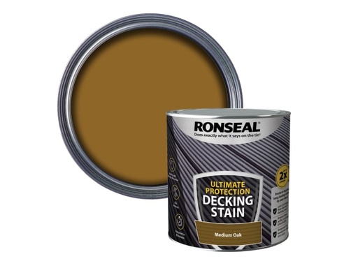 [RSLNUDSMO25L] Ultimate Protection Decking Stain Medium Oak 2.5 litre