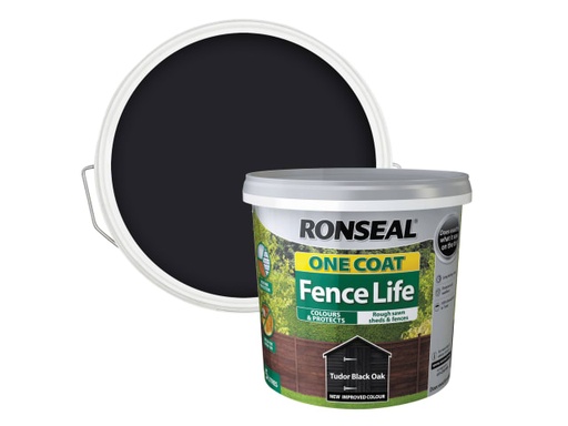 [RSLOCFLTBO5L] One Coat Fence Life Tudor Black Oak 5 litre