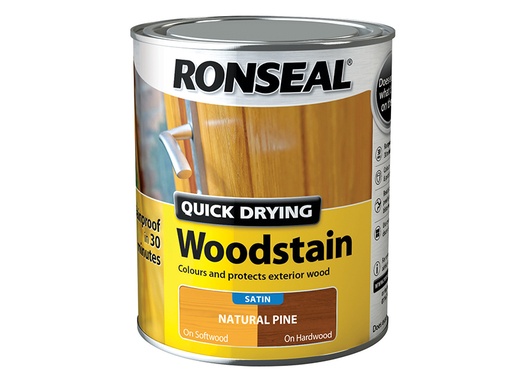 [RSLQDWSNP750] Quick Drying Woodstain Satin Natural Pine 750ml