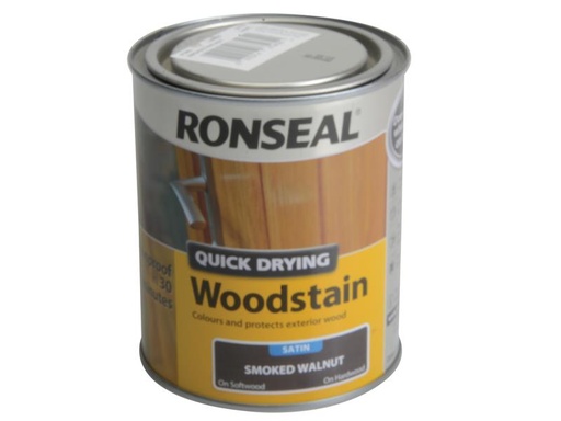 [RSLQDWSSW750] Quick Drying Woodstain Satin Smoked Walnut 750ml