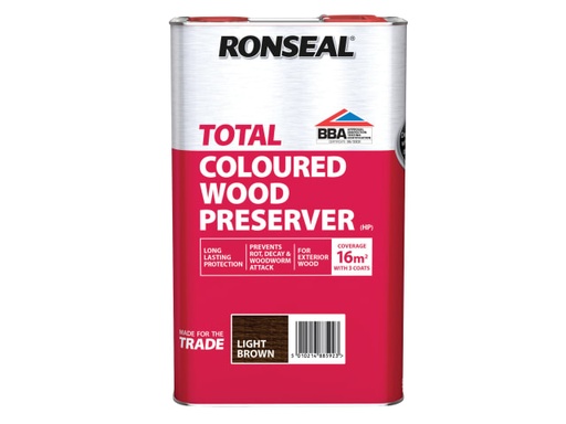 [RSLTTWPLB5L] Trade Total Wood Preserver Light Brown 5 litre