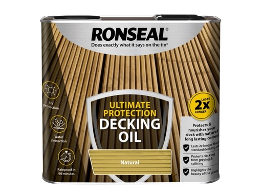 [RSLUDON25L] Ultimate Protection Decking Oil Natural 2.5 litre