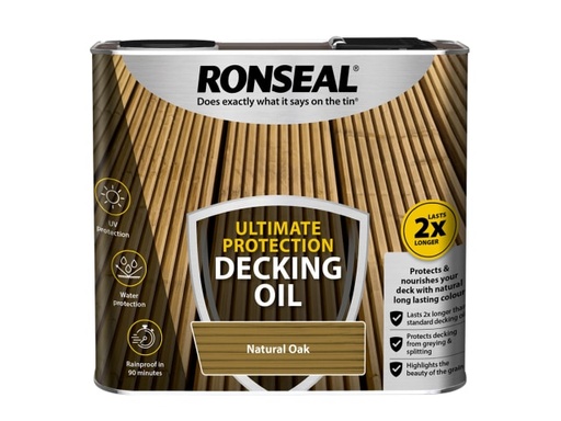 [RSLUDONO25L] Ultimate Protection Decking Oil Natural Oak 2.5 litre