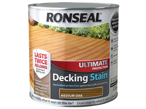 [RSLUDSMO25L] Ultimate Protection Decking Stain Medium Oak 2.5 litre