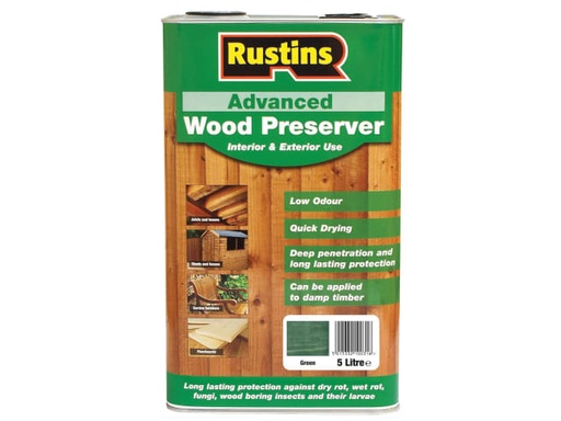[RUSAWPGR5L] Advanced Wood Preserver Green 5 litre