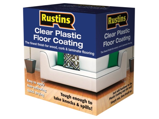 [RUSPFCFK1L] Clear Plastic Floor Coating Kit Gloss 1 litre