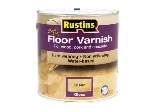 [RUSQDFVG25L] Quick Dry Floor Varnish Gloss 2.5 litre