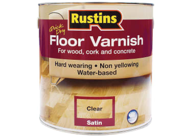 [RUSQDFVS1L] Quick Dry Floor Varnish Satin 1 litre
