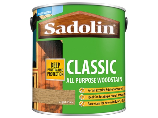 [SAD5012901] Classic Wood Protection Light Oak 2.5 litre